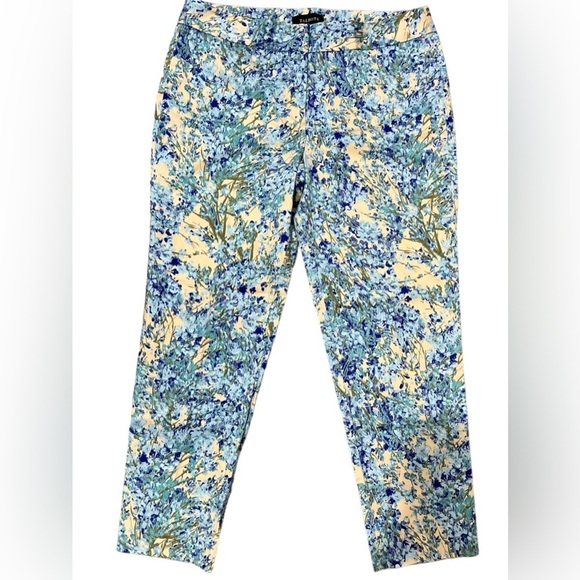 TALBOTS Signature floral ankle slacks - Picture 1 of 11